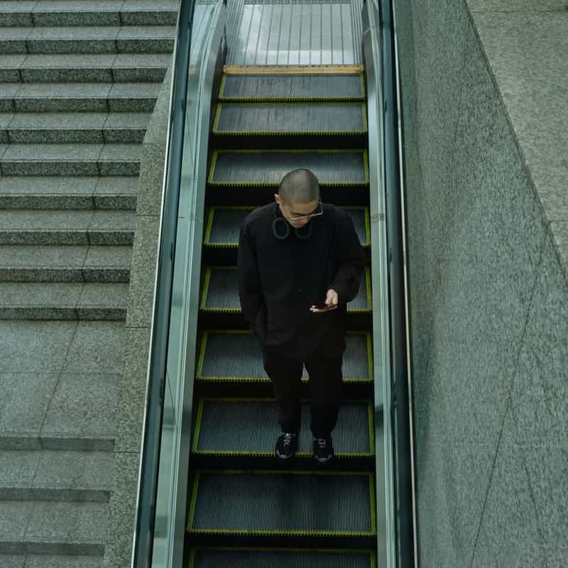 BARNEYS NEW YORK ロングスリーブシャツ BLACK