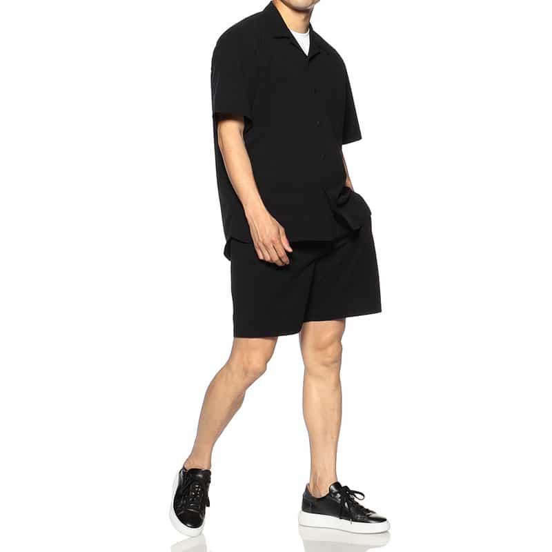 BARNEYS NEW YORK ショートスリーブシャツ BLACK