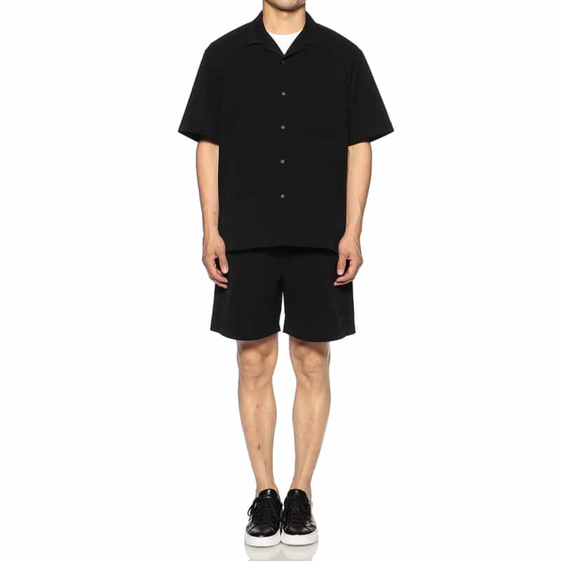 BARNEYS NEW YORK ショートスリーブシャツ BLACK