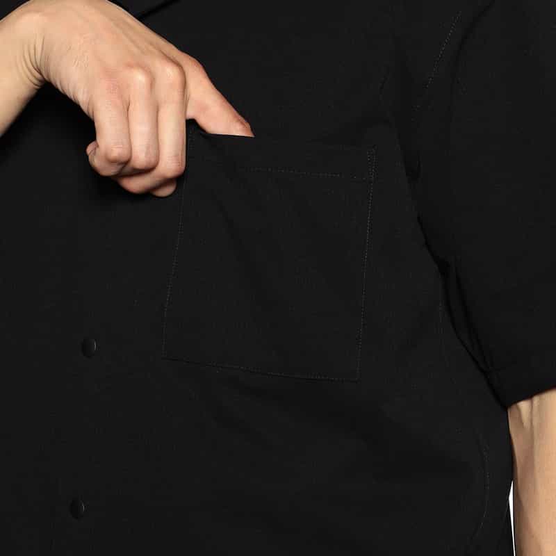 BARNEYS NEW YORK ショートスリーブシャツ BLACK