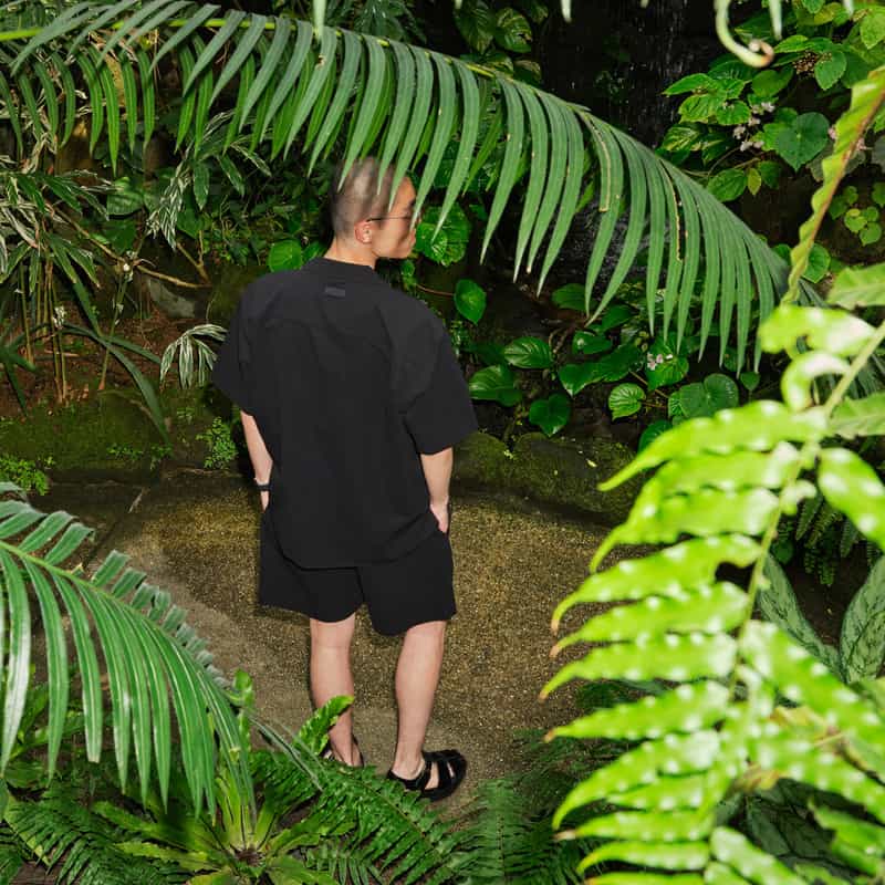 BARNEYS NEW YORK ショートスリーブシャツ BLACK