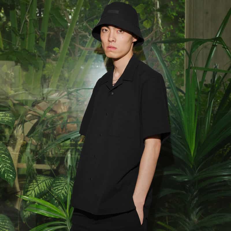 BARNEYS NEW YORK ショートスリーブシャツ BLACK