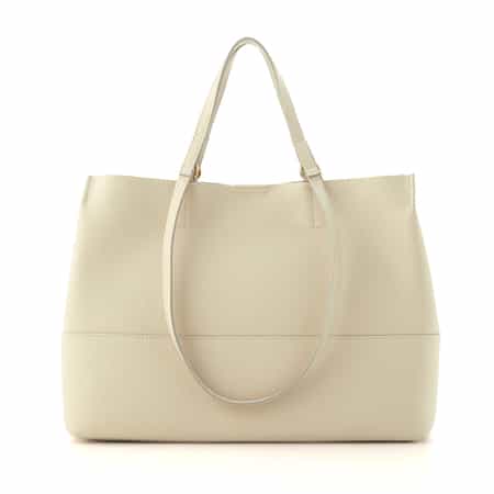 2WAYハンドル レザートートバッグ