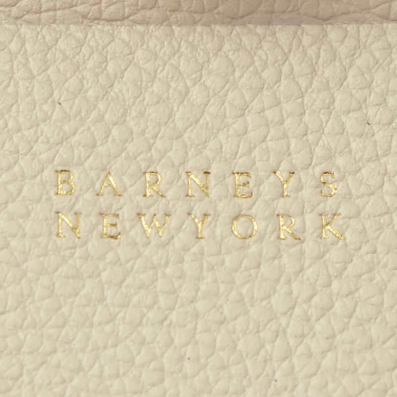 BARNEYS NEW YORK 2WAYハンドル レザートートバッグ IVORY
