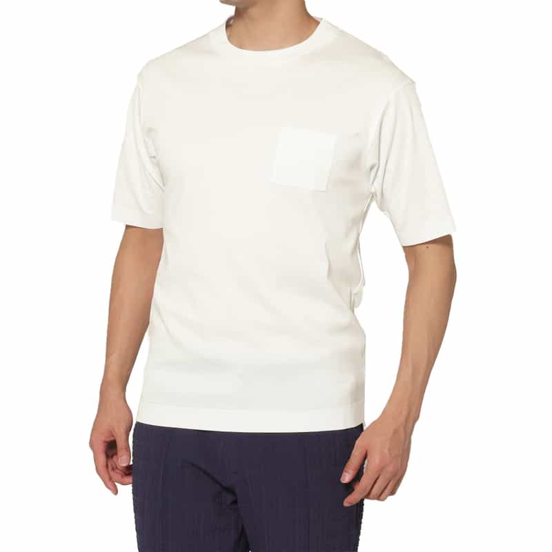 BARNEYS NEW YORK ポケット付きTシャツ WHITE