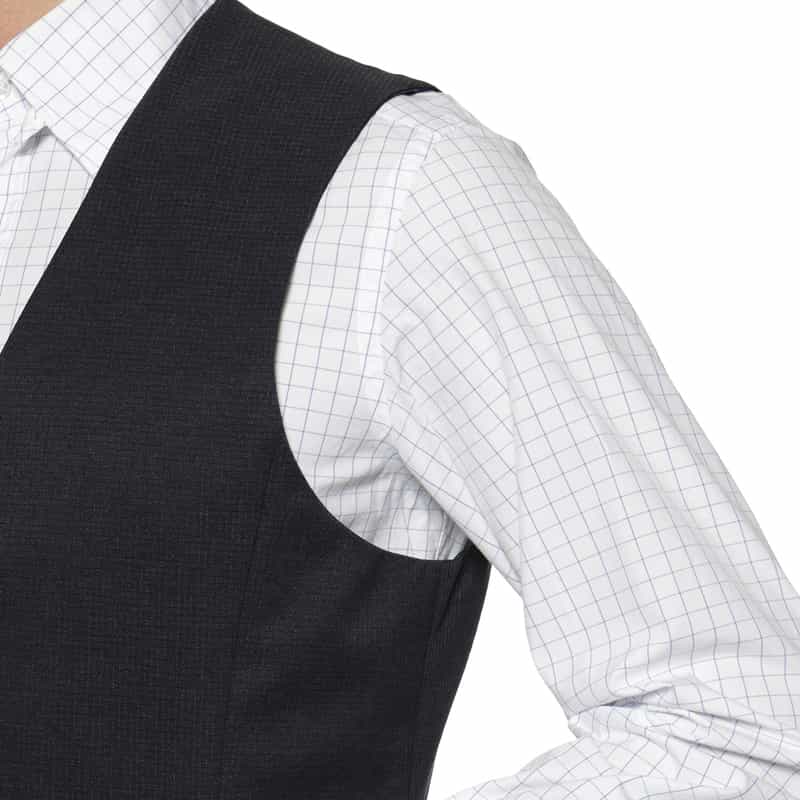 BARNEYS NEW YORK COOLDOTS素材リバーシブルベスト NAVY