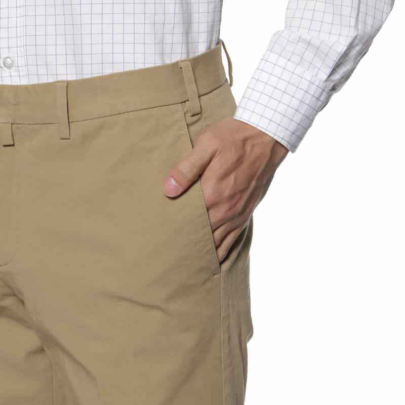 BARNEYS NEW YORK 2WAYストレッチコットン パンツ BEIGE