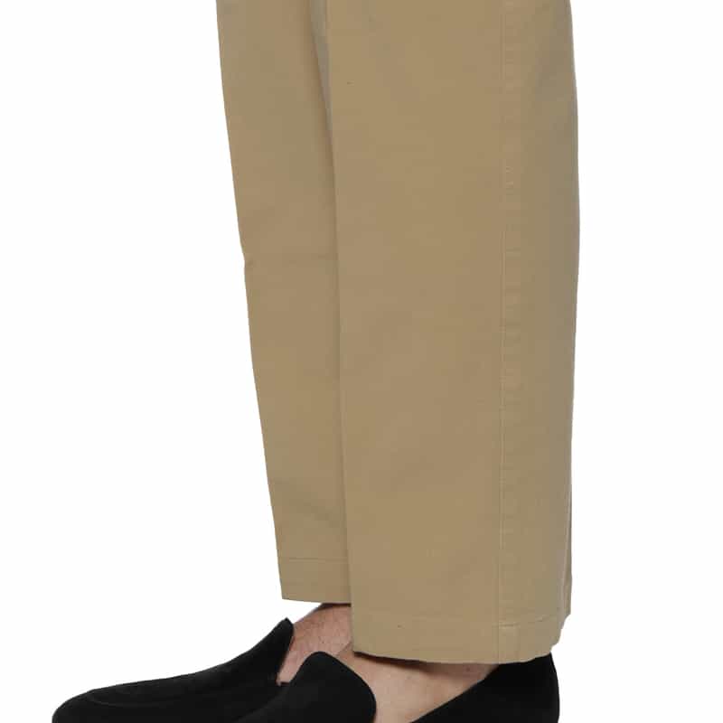 BARNEYS NEW YORK 2WAYストレッチコットン パンツ BEIGE