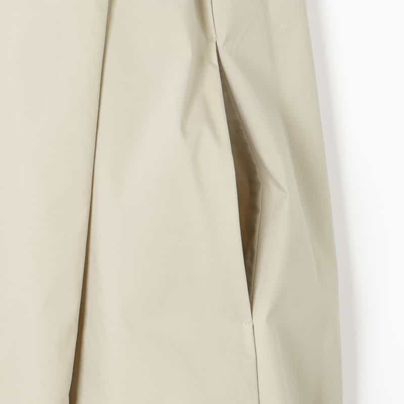 BARNEYS NEW YORK ウォッシャブル Aラインドレス BEIGE