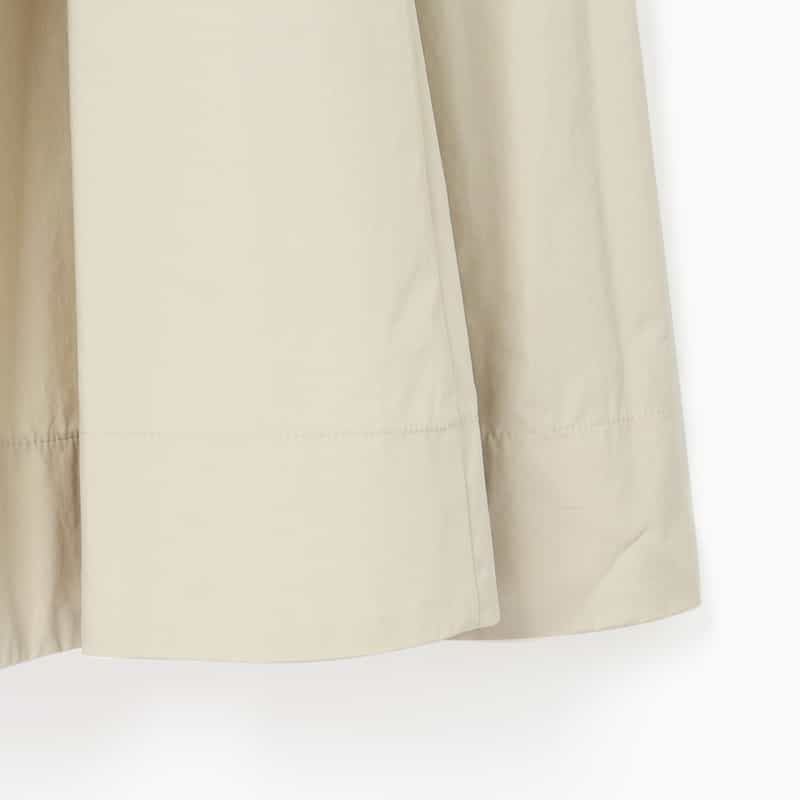 BARNEYS NEW YORK ウォッシャブル Aラインドレス BEIGE