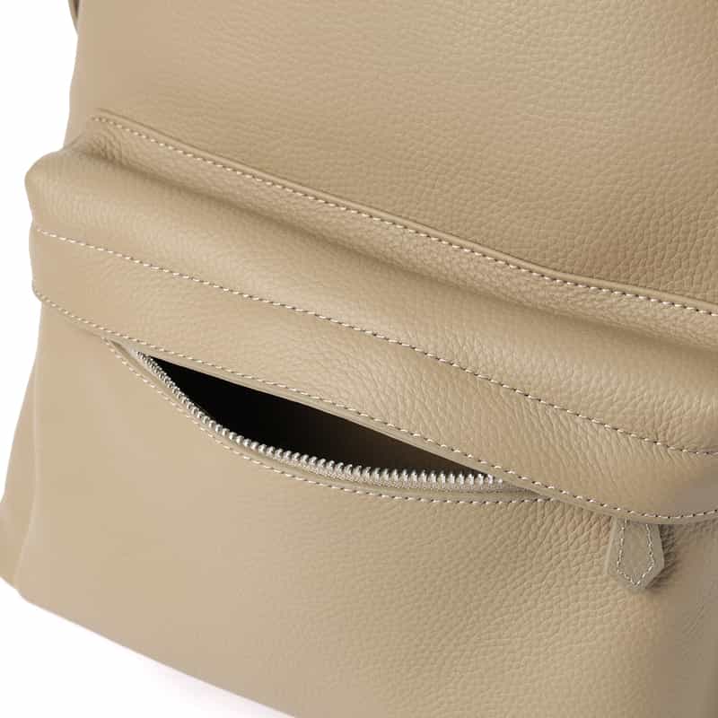 BARNEYS NEW YORK レザー バックパック BEIGE