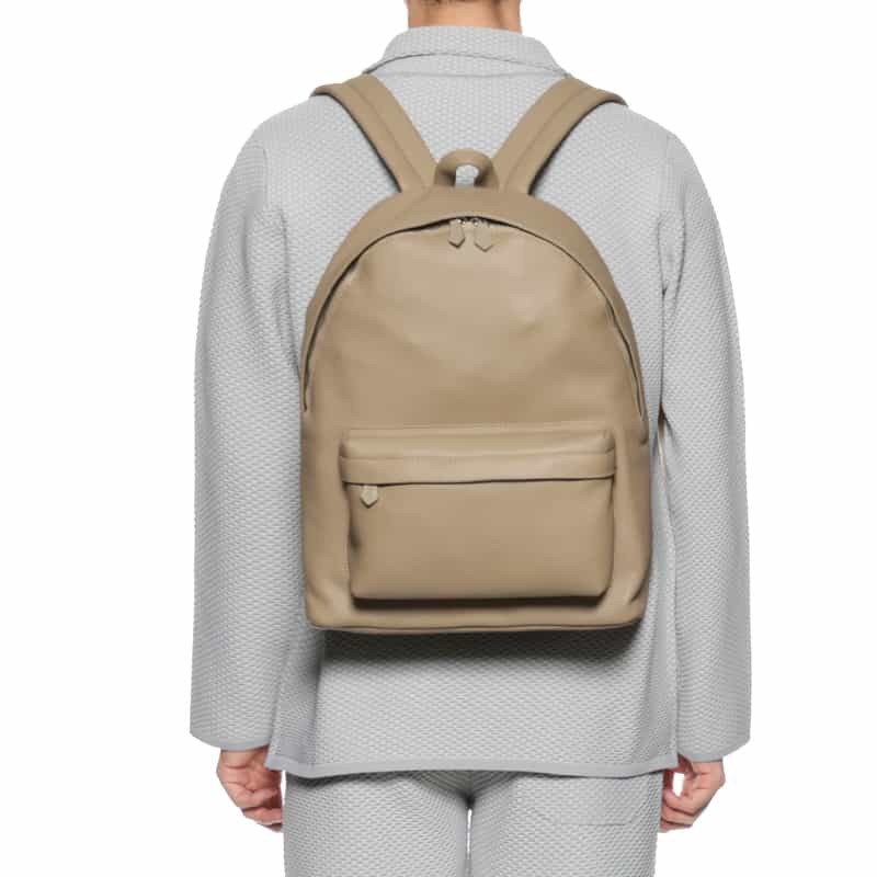 BARNEYS NEW YORK レザー バックパック BEIGE