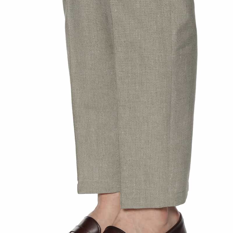 BARNEYS NEW YORK ウォッシャブル COOLDOTS素材パンツ BEIGE