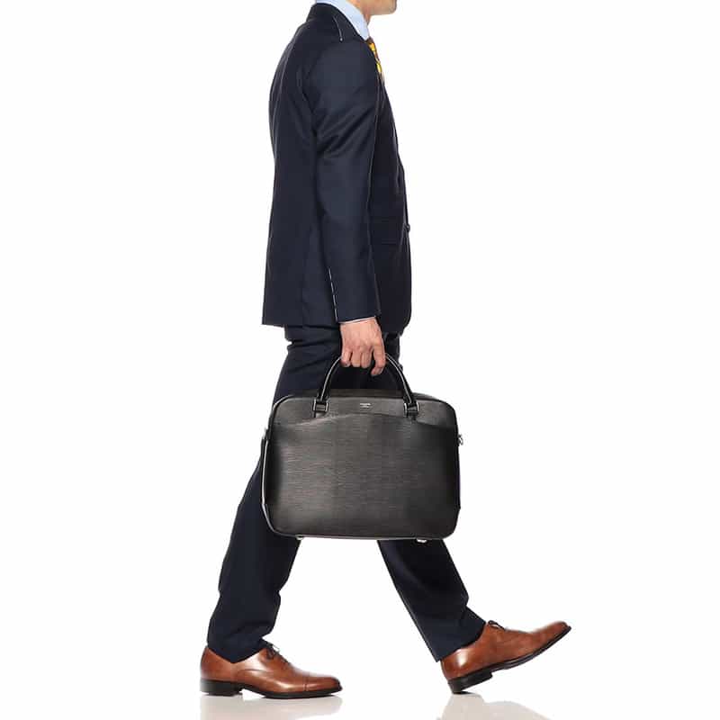 PELLE MORBIDA PELLE MORBIDA＜ペッレ モルビダ＞レザーブリーフケース "CA201" BLACK