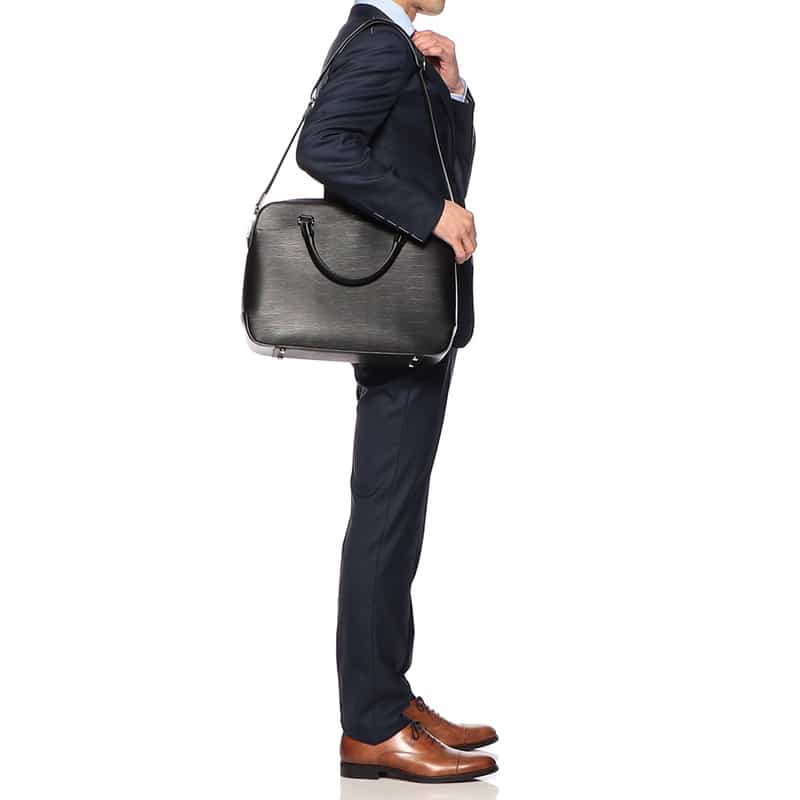 PELLE MORBIDA PELLE MORBIDA＜ペッレ モルビダ＞レザーブリーフケース "CA201" BLACK