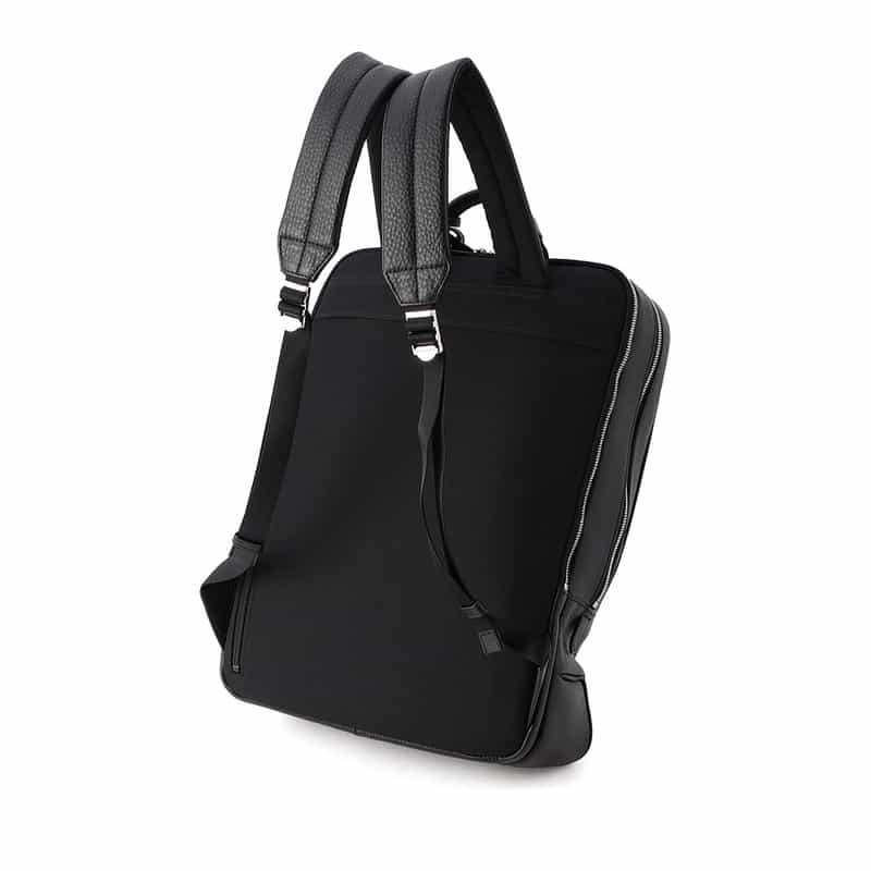 PELLE MORBIDA レザーバックパック "MB065" BLACK
