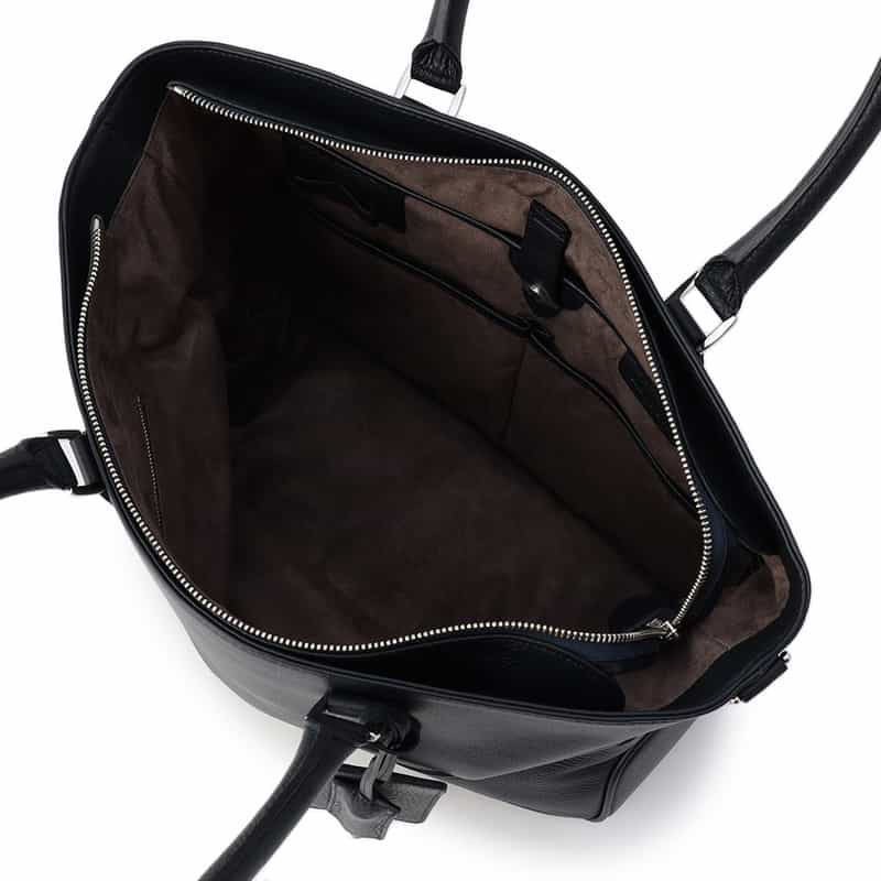 PELLE MORBIDA PELLE MORBIDA＜ペッレ モルビダ＞レザートートバッグ "MB048A" NAVY