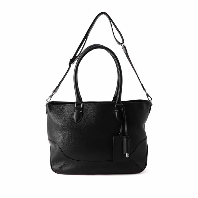 PELLE MORBIDA PELLE MORBIDA＜ペッレ モルビダ＞レザートートバッグ "MB048A" BLACK
