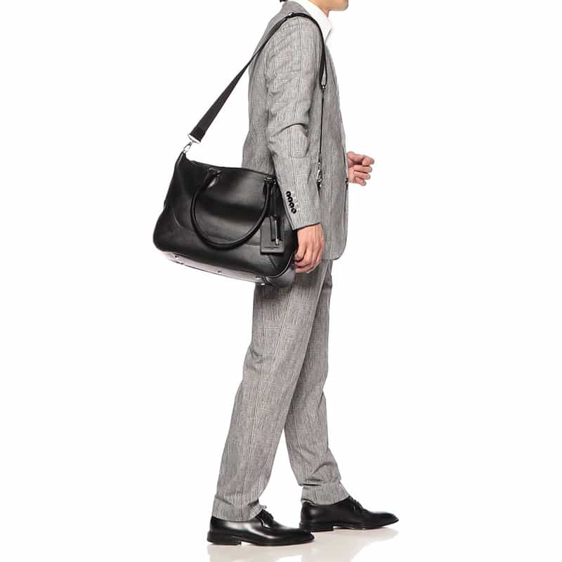 PELLE MORBIDA PELLE MORBIDA＜ペッレ モルビダ＞レザートートバッグ "MB048A" BLACK