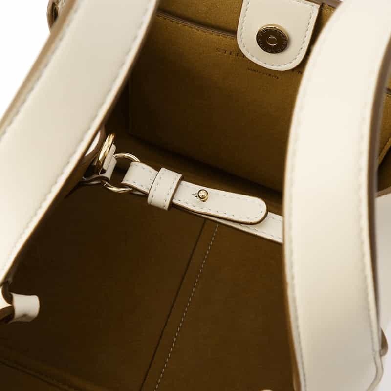 STELLA McCARTNEY STELLA McCARTNEY＜ステラ マッカートニー＞ダブルトップハンドルバッグ IVORY