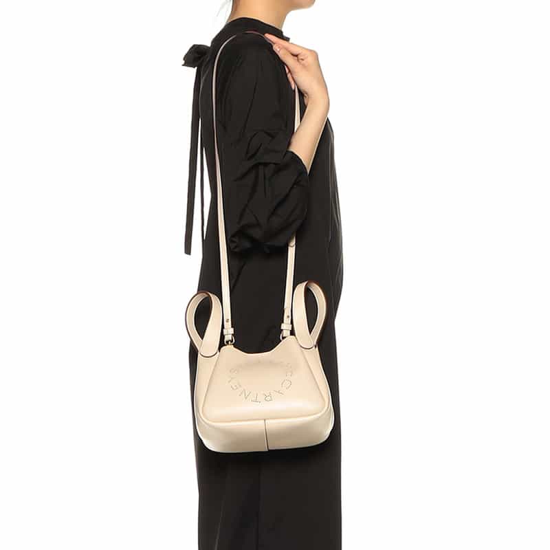 STELLA McCARTNEY STELLA McCARTNEY＜ステラ マッカートニー＞ダブルトップハンドルバッグ IVORY