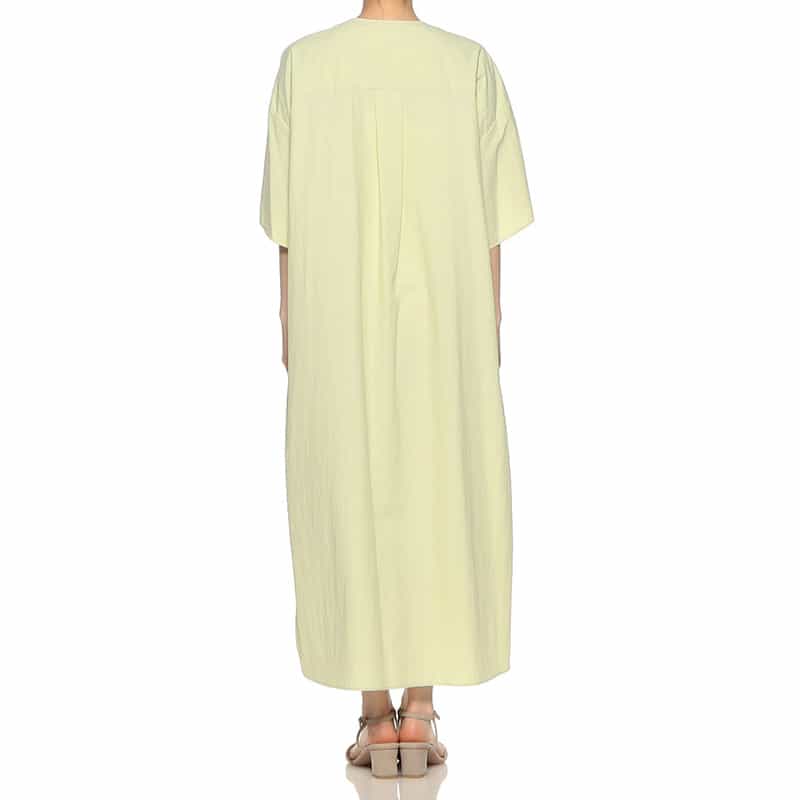 BARNEYS NEW YORK ノーカラー サマードレス LIGHT GREEN