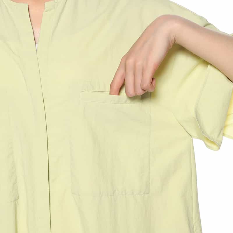 BARNEYS NEW YORK ノーカラー サマードレス LIGHT GREEN