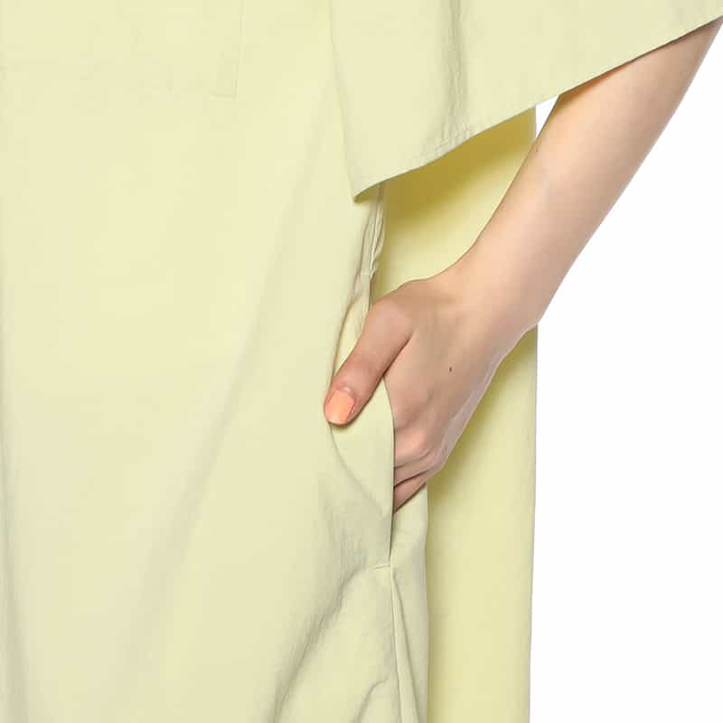 BARNEYS NEW YORK ノーカラー サマードレス LIGHT GREEN