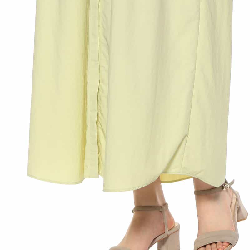 BARNEYS NEW YORK ノーカラー サマードレス LIGHT GREEN