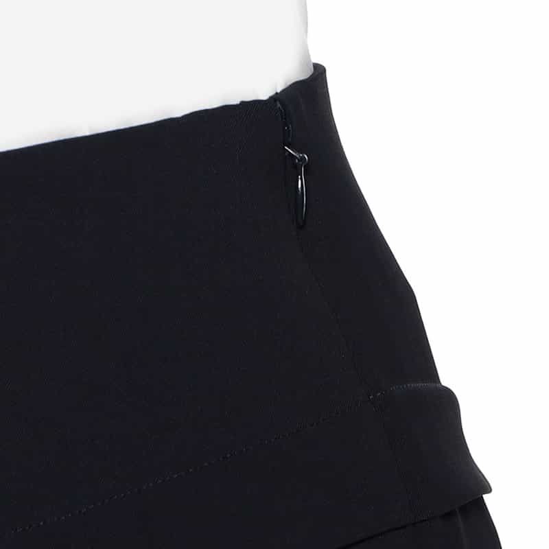 BARNEYS NEW YORK セットアップ ウォッシャブル ドレープデザインタイトスカート NAVY