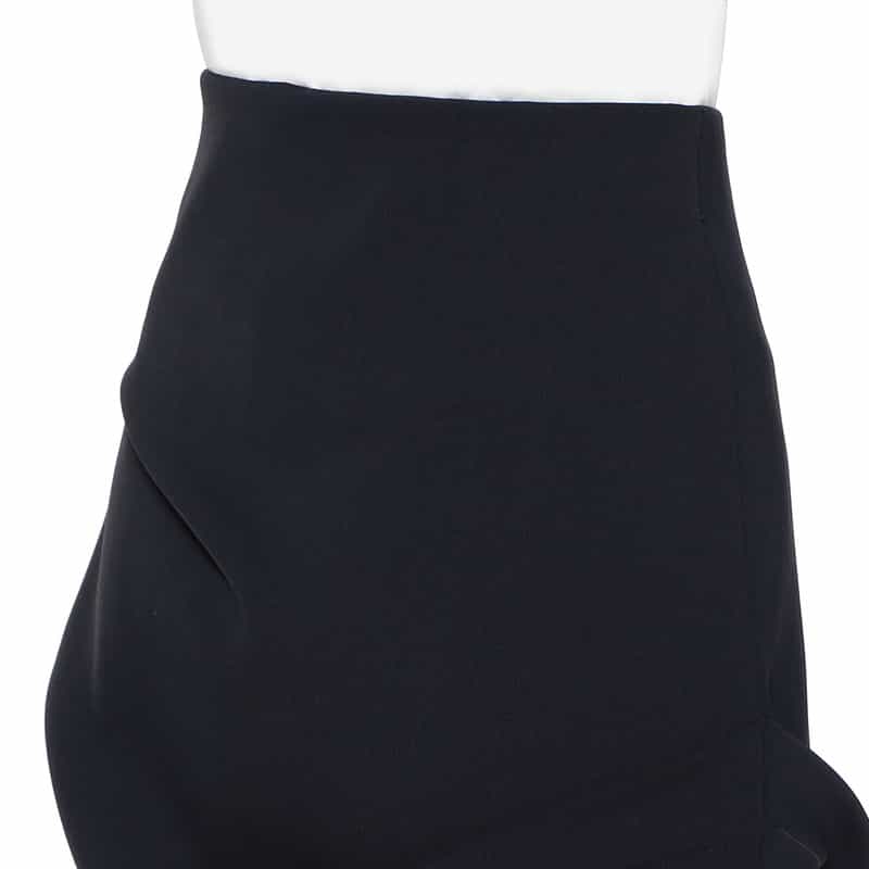 BARNEYS NEW YORK セットアップ ウォッシャブル ドレープデザインタイトスカート NAVY