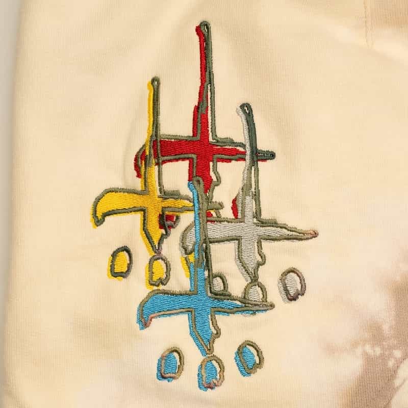 CVTVLIST 限定ブリーチ加工パンツ LT GRAY