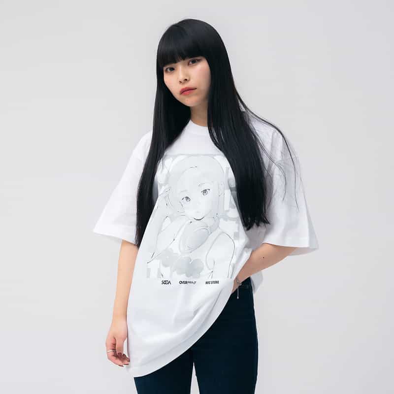 MFC STORE バーニーズ ニューヨーク限定プリントTシャツ WHITE