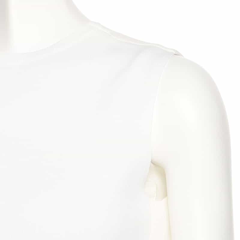 BARNEYS NEW YORK ウォッシャブル レイヤードプルオーバー WHITE