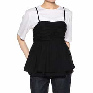 ウォッシャブル ギャザーキャミソール