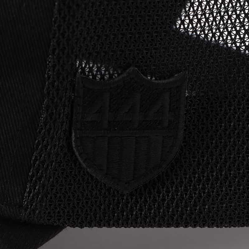 YOSHINORI KOTAKE DESIGN YOSHINORI KOTAKE DESIGN＜ヨシノリ コタケ デザイン＞バーニーズ　ニューヨーク限定カモフラージュ柄ベースボールキャップ　"444" BLACK