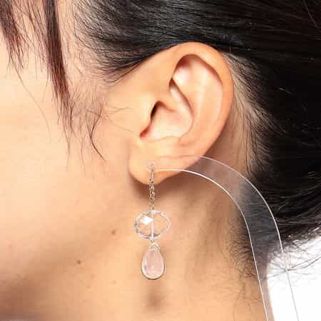 ピアス （クオーツ×ローズクオーツ）（2221666）｜LA SOEUR