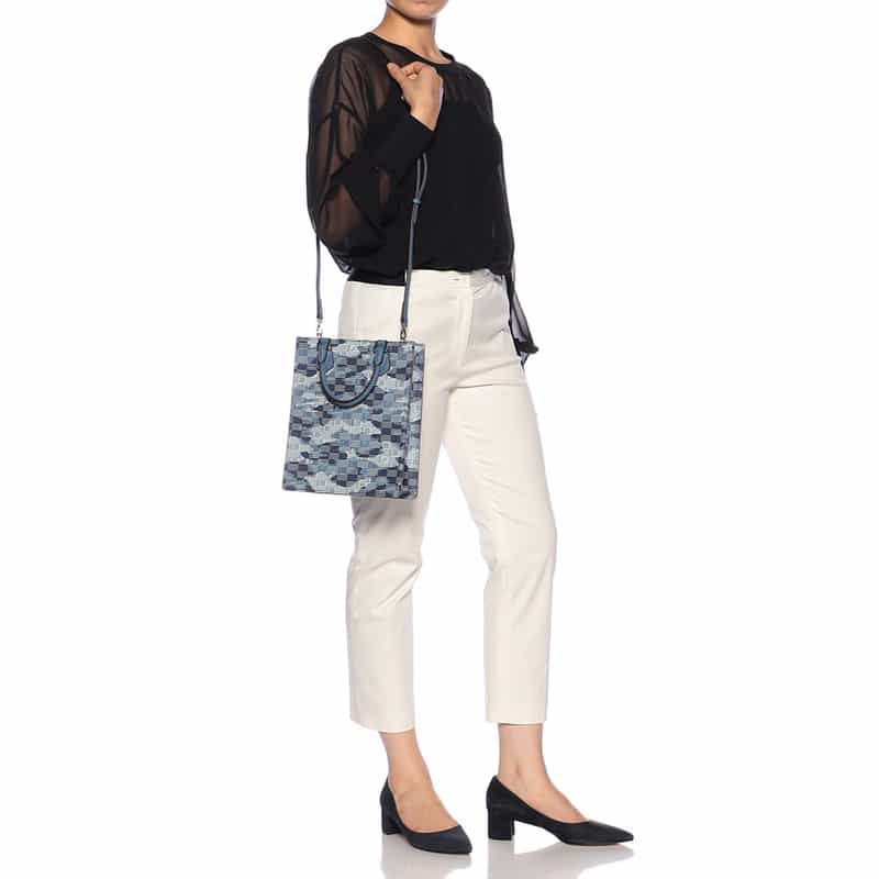 MOREAU PARIS "SUITE" 2WAYトートバッグ BLUE