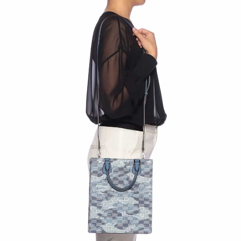 MOREAU PARIS "SUITE" 2WAYトートバッグ BLUE