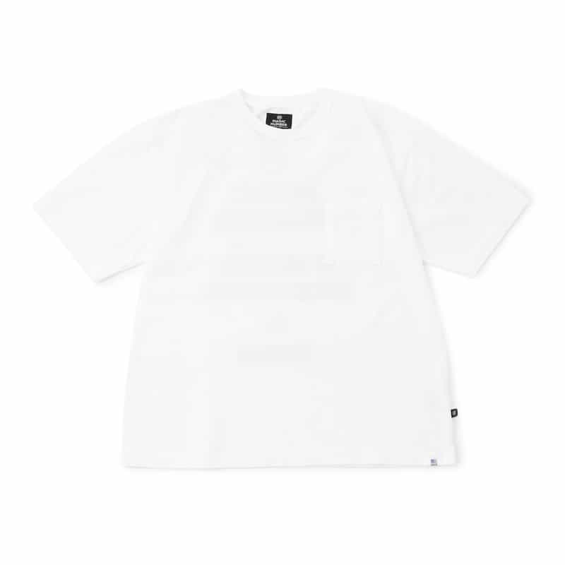 MAGIC NUMBER MAGIC NUMBER X BEDWIN & THE HEARTBREAKERS バーニーズ　ニューヨーク限定バックプリントTシャツ WHITE