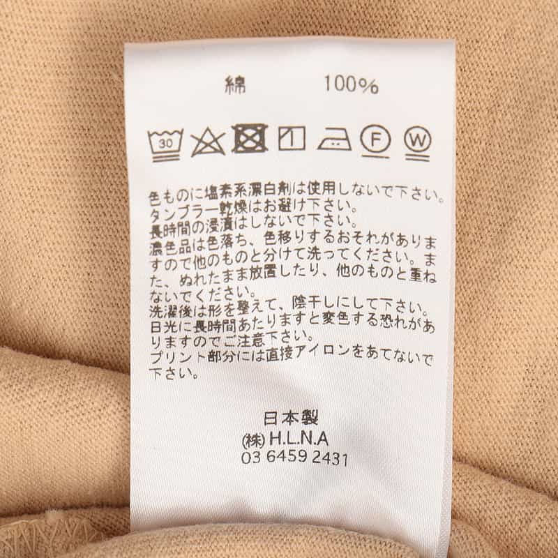 MAGIC NUMBER MAGIC NUMBER X BEDWIN & THE HEARTBREAKERS バーニーズ　ニューヨーク限定バックプリントTシャツ BEIGE