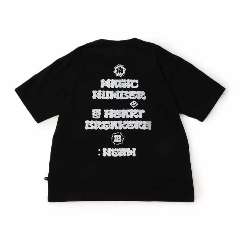 MAGIC NUMBER MAGIC NUMBER X BEDWIN & THE HEARTBREAKERS バーニーズ　ニューヨーク限定バックプリントTシャツ BLACK