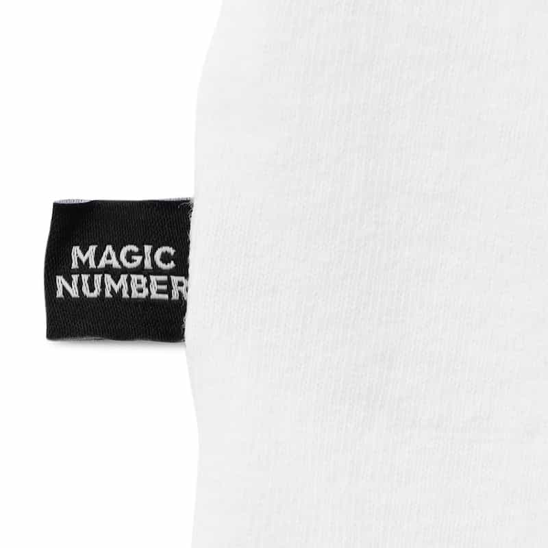 MAGIC NUMBER MAGIC NUMBER X BEDWIN & THE HEARTBREAKERS バーニーズ　ニューヨーク限定バックプリントTシャツ WHITE