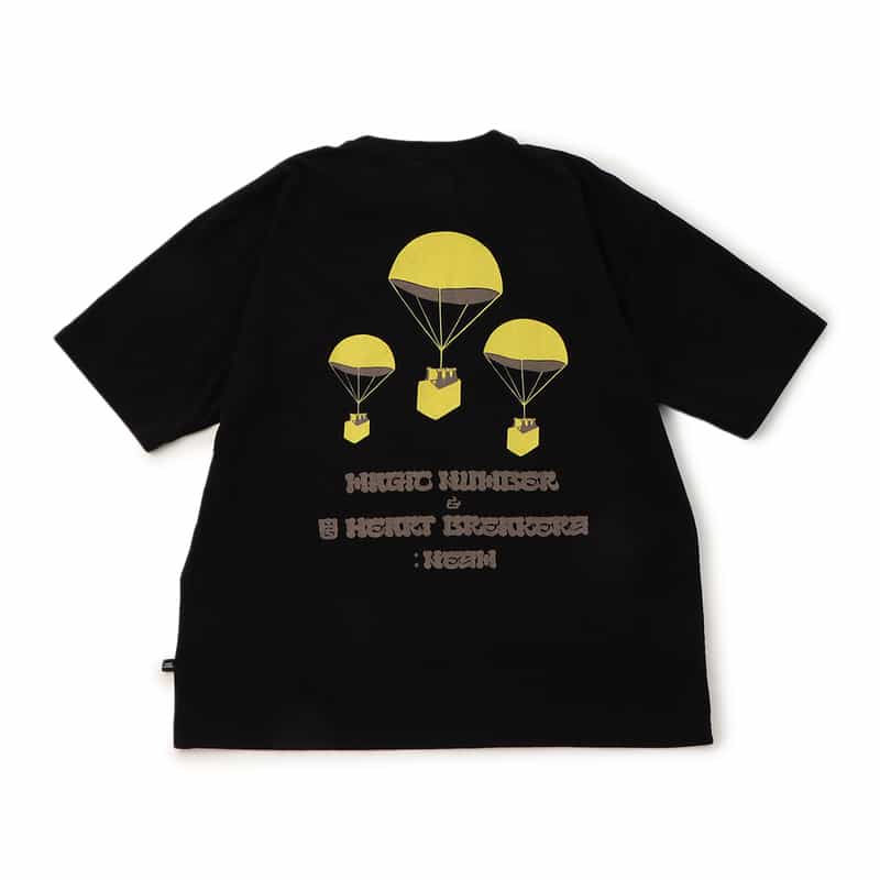 MAGIC NUMBER MAGIC NUMBER X BEDWIN & THE HEARTBREAKERS バーニーズ　ニューヨーク限定バックプリントTシャツ BLACK