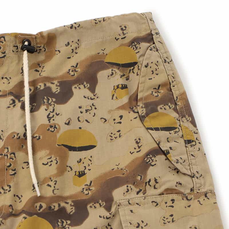 MAGIC NUMBER MAGIC NUMBER X BEDWIN & THE HEARTBREAKERS バーニーズ　ニューヨーク限定カモフラージュ柄ショーツ YELLOW