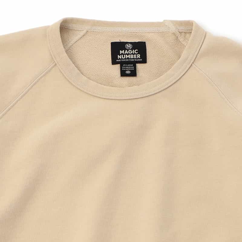 MAGIC NUMBER MAGIC NUMBER X BEDWIN & THE HEARTBREAKERS バーニーズ ニューヨーク限定バックプリント半袖スウェットプルオーバー BEIGE