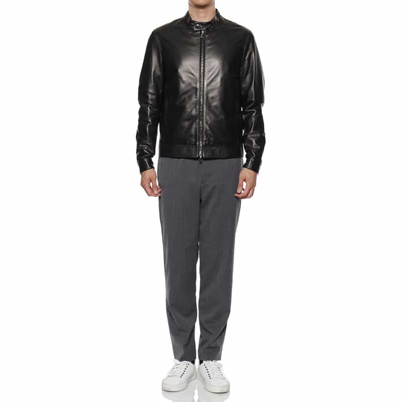 EMMETI EMMETI＜エンメティ＞レザー シングルライダースジャケット"JURI" BLACK