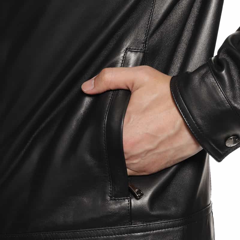 EMMETI EMMETI＜エンメティ＞レザー シングルライダースジャケット"JURI" BLACK