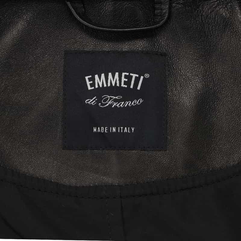 EMMETI EMMETI＜エンメティ＞レザー シングルライダースジャケット"JURI" BLACK