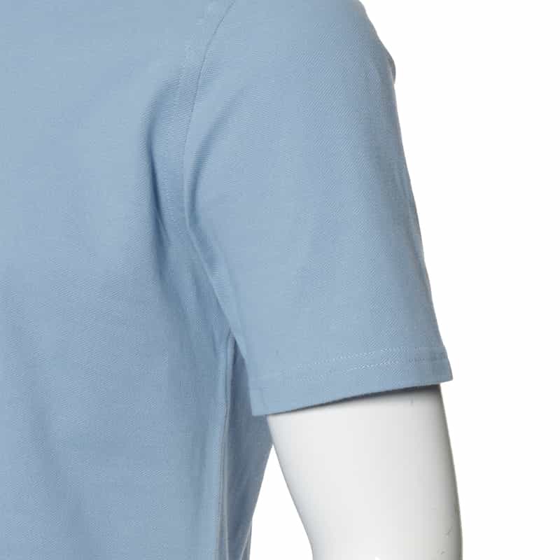 GUY ROVER GUY ROVER＜ギ ローバー＞コットン鹿の子ポロシャツ LIGHT BLUE